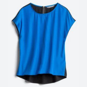 Market & Spruce Zayit Zip Back Top (L)